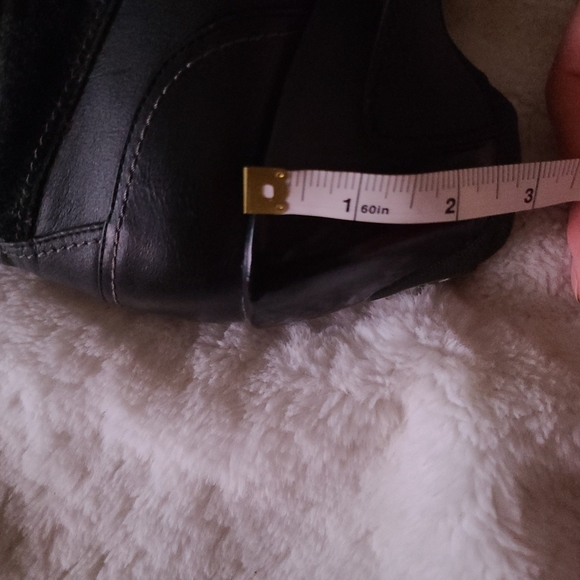 Jambu Size 7.5 Black Vegan Heeled Calf Boots - Picture 10 of 10